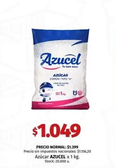 X$ - Azúcar común Tipo "A"