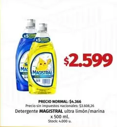 Magistral - Detergente ultra limón/marina