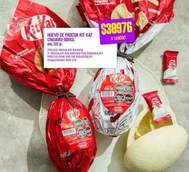 BR - HUEVO DE PASCUA KIT KAT CHOCOLATE BLANCO
