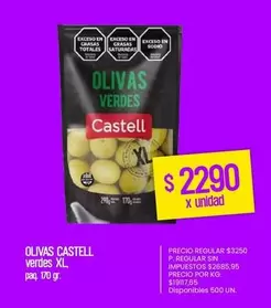 Castell - OLIVAS VERDES