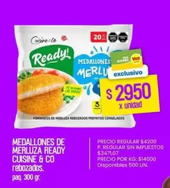 Cuisine - MEDALLONES DE MERLUZA