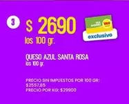 santa Rosa - QUESO AZUL