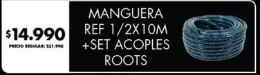 MANGUERA REF 1/2X10M +SET ACOPL