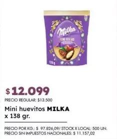 Milka - Mini huevitos