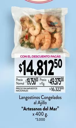 Mor - Langostinos Congelados al Ajillo
