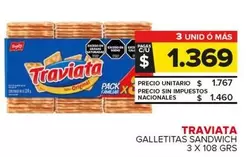Traviata - GALLETITAS SANDWICH