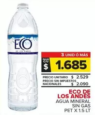 Eco de los Andes - AGUA MINERAL SIN GAS
