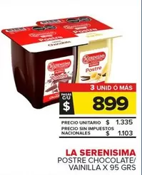 X$ - Postre Chocolate/Vainilla