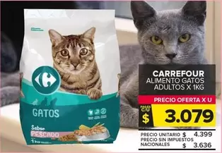 Carrefour - ALIMENTO GATOS ADULTOS