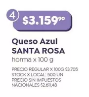 santa Rosa - Queso Azul
