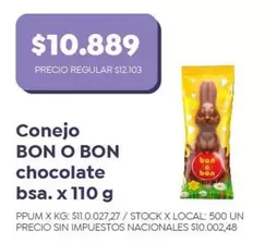 Bon o Bon - Conejo chocolate
