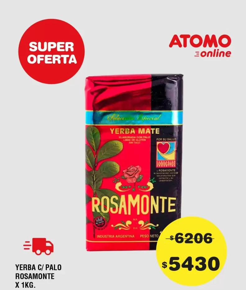 Rosamonte - YERBA C/ PALO ROSAMONTE