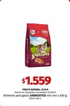 Sabrositos - Alimento para gatos mix