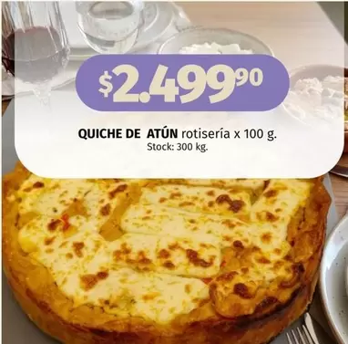 X$ - QUICHE DE ATÚN