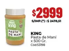 King - Pasta de Maní