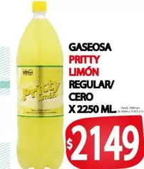 Pritty - GASEOSA PRITTY LIMÓN