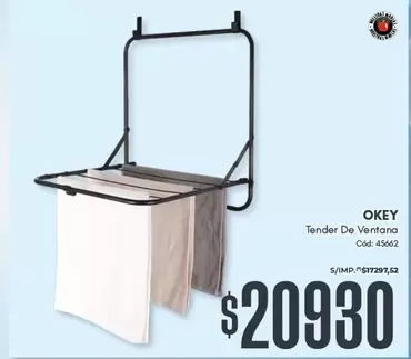 Okey - Tender De Ventana Cód: 45662