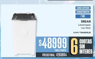 Drean - Lavadoras