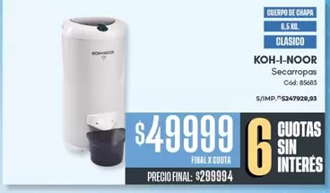 Koh-i-noor - Secarropas Cód.: 85683