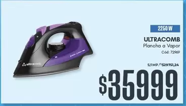 Ultracomb - Plancha a Vapor Cód: 72969
