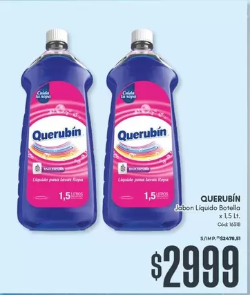 Querubin - Jabón Líquido Botella