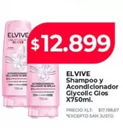 Elvive - Shampoo y Acondicionador Glycolic Gloss