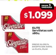 Elite - Servilletas soft
