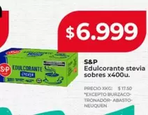 S&P - Edulcorante stevia sobres