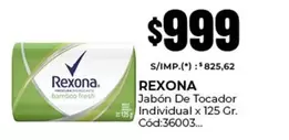 Rexona - Jabón De Tocador Individual
