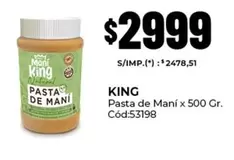 King - Pasta de Mani Cód:53198