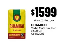 Chamigo - Yerba Mate Sin Tacc x 500 Gr. Cód:22085
