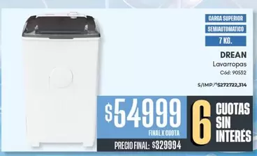 Drean - Lavavopas C
uevoacute;d: 90532