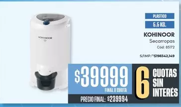 X$ - Secarropas Cód: 85172