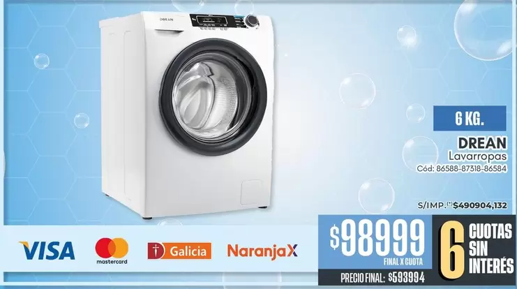 Drean - Lavavajillas