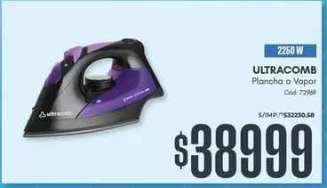 Ultracomb - ULTRACOMB Plancha a Vapor Cód: 72969