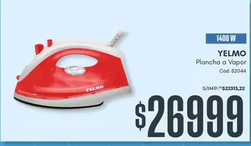 Yelmo - Plancha a Vapor Cód: 82044
