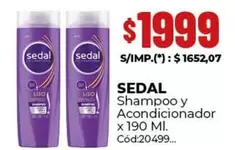 Sedal - Shampoo y Acondicionador