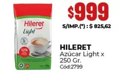 Hileret - Azúcar Light x 250 Gr. Cód:2799
