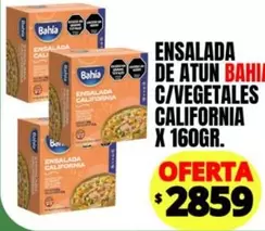 California - ENSALADA DE ATUN C/VEGETALES CALIFORNIA X 160GR