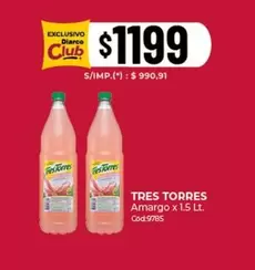 Tres Torres - Amargo