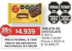 Bon o Bon - TABLETA DE CHOCOLATE