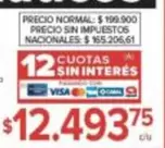 12 CUOTAS SIN INTERES