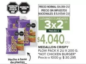 X$ - MEDALLON CRISPY