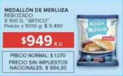 Primor - MEDALLON DE MERLUZA REBOZADO