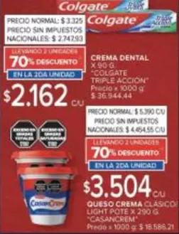 Colgate - CREMA DENTAL TRIPLE ACCION