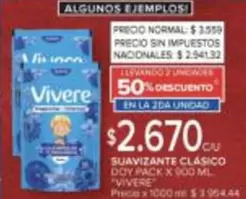 Vivere - SUAVIZANTE CLÁSICO DOY PACK