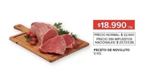 X$ - Peceto de Novillito