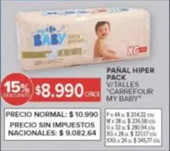 Carrefour - PAÑAL HIPER PACK