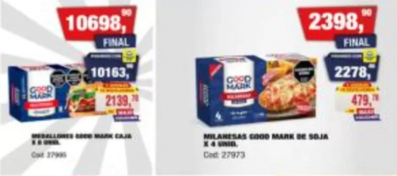 Good Mark - MEDALLONES GOOD MARK CAJA X 4 UNID. Cod: 27995