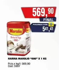 Marolio - HARINA MAROLIO "000"